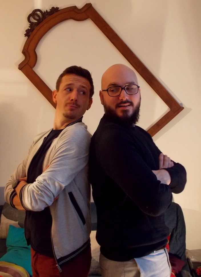 Yann Guex (guitare, trompette) et Alexandre Renard (basse, clavier)